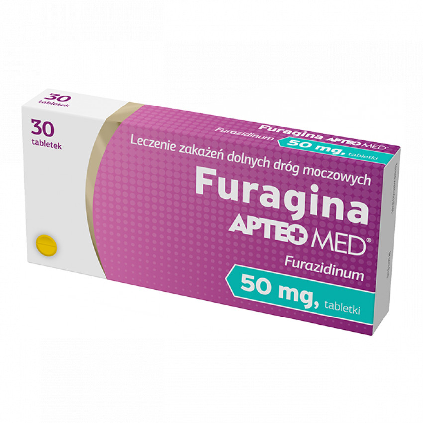 Furagina APTEO MED, 50 mg, 30 tabletek | Apteline.pl
