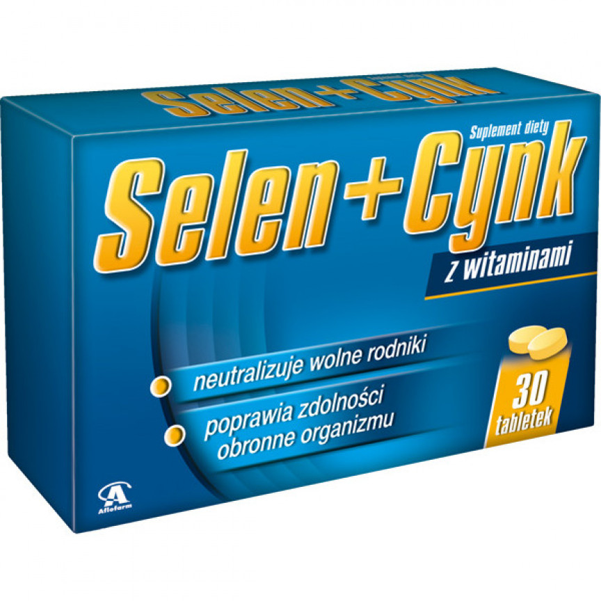 Selen Cynk Z Witaminami 30 Tabletek Aptelinepl 4145