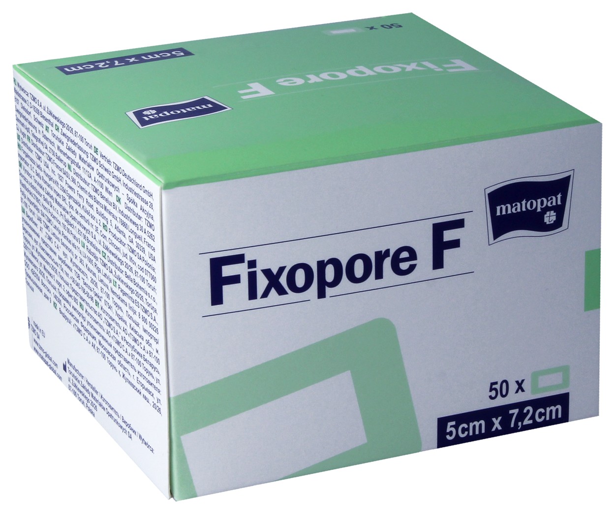 Fixopore F, opatrunek włókninowy z wkładem chłonnym, 5 x 7,2 cm, 50 ...