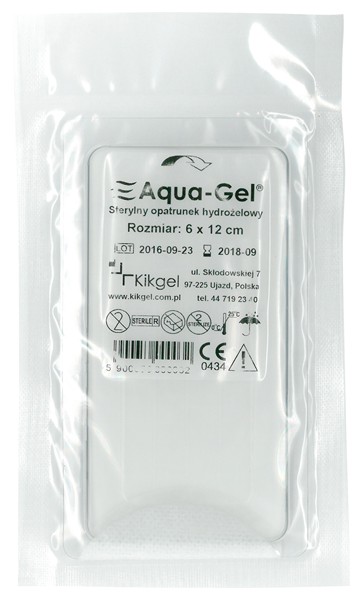 Aqua Gel Sterylny Opatrunek Hydrozelowy 6 Cm X 12 Cm Apteline Pl